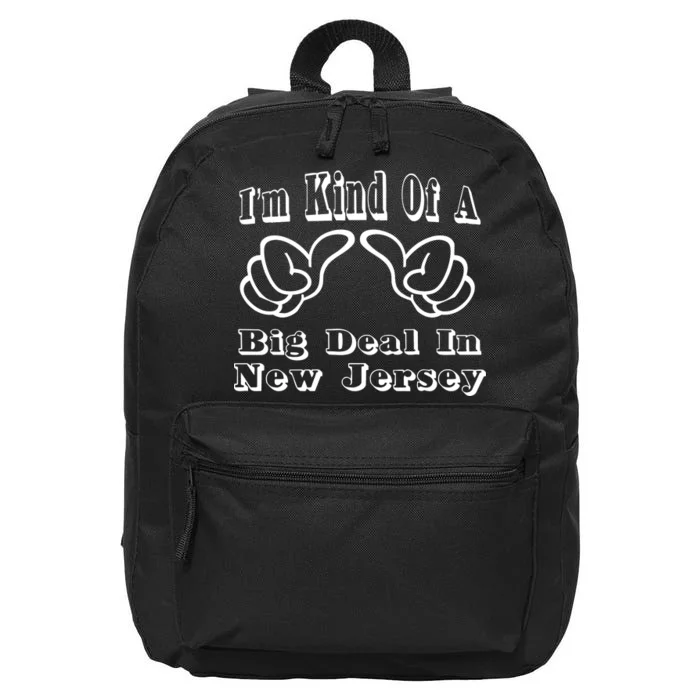 New Jersey Big Deal 16 in Basic Backpack