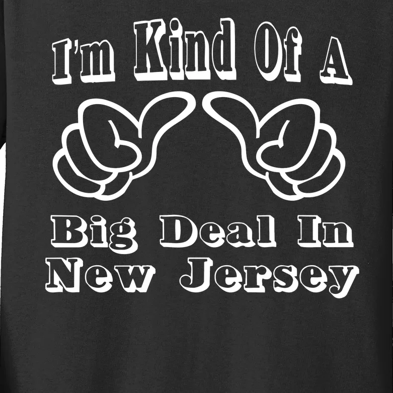 New Jersey Big Deal Kids Long Sleeve Shirt