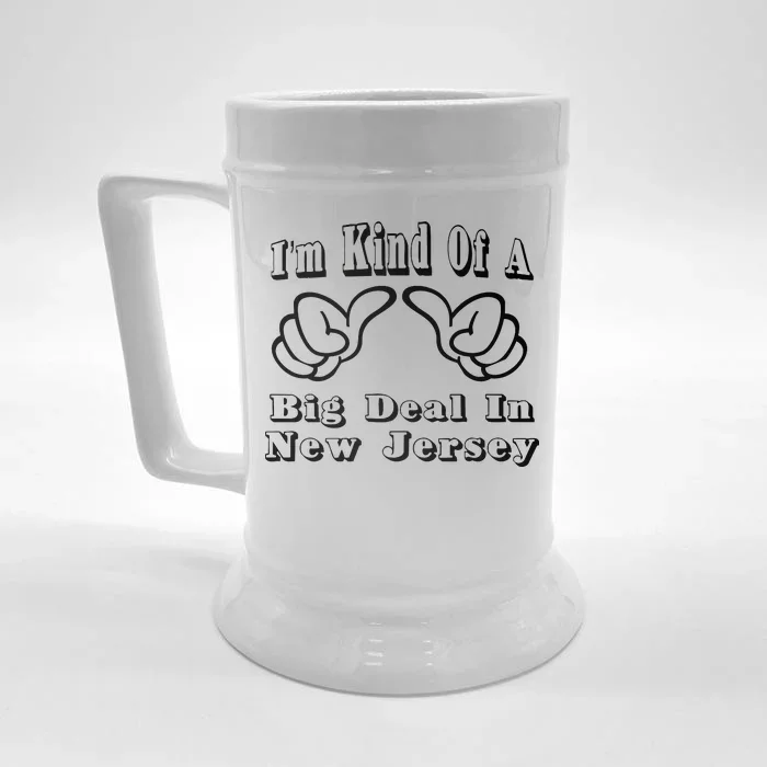 New Jersey Big Deal Front & Back Beer Stein