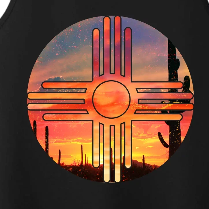 New Mexico Desert Sunset Performance Tank