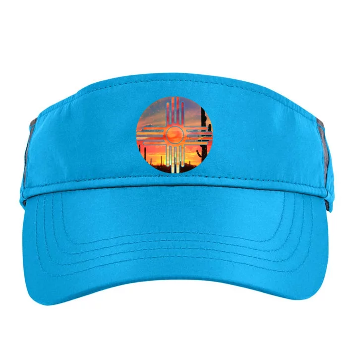 New Mexico Desert Sunset Adult Drive Performance Visor