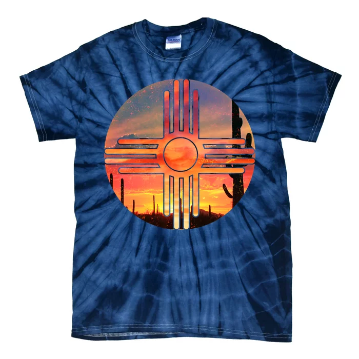 New Mexico Desert Sunset Tie-Dye T-Shirt