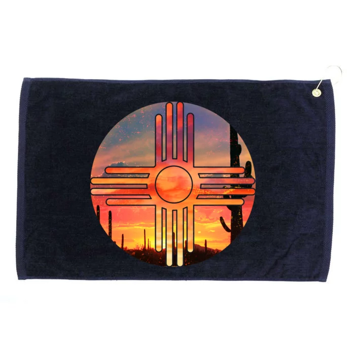 New Mexico Desert Sunset Grommeted Golf Towel