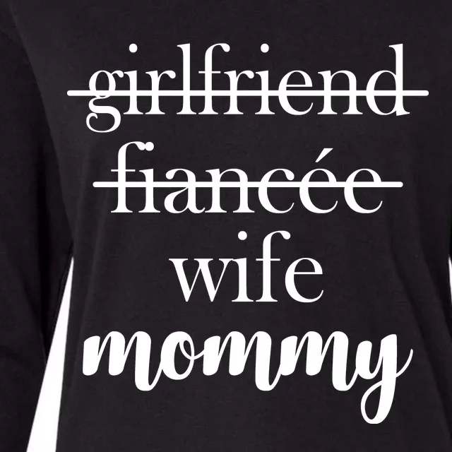 New Mommy Girlfriend Wife Fiancee Womens Cotton Relaxed Long Sleeve T-Shirt