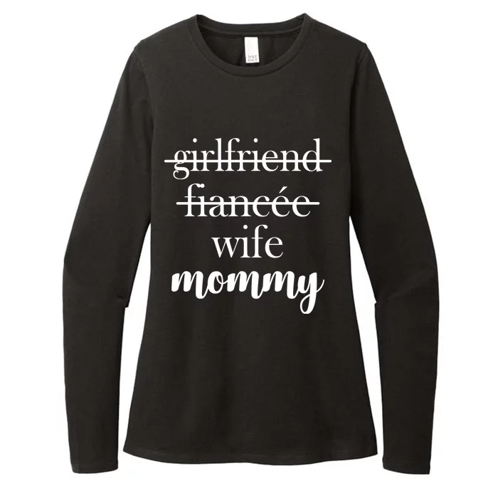 New Mommy Girlfriend Wife Fiancee Womens CVC Long Sleeve Shirt