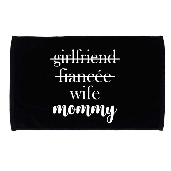 New Mommy Girlfriend Wife Fiancee Microfiber Hand Towel