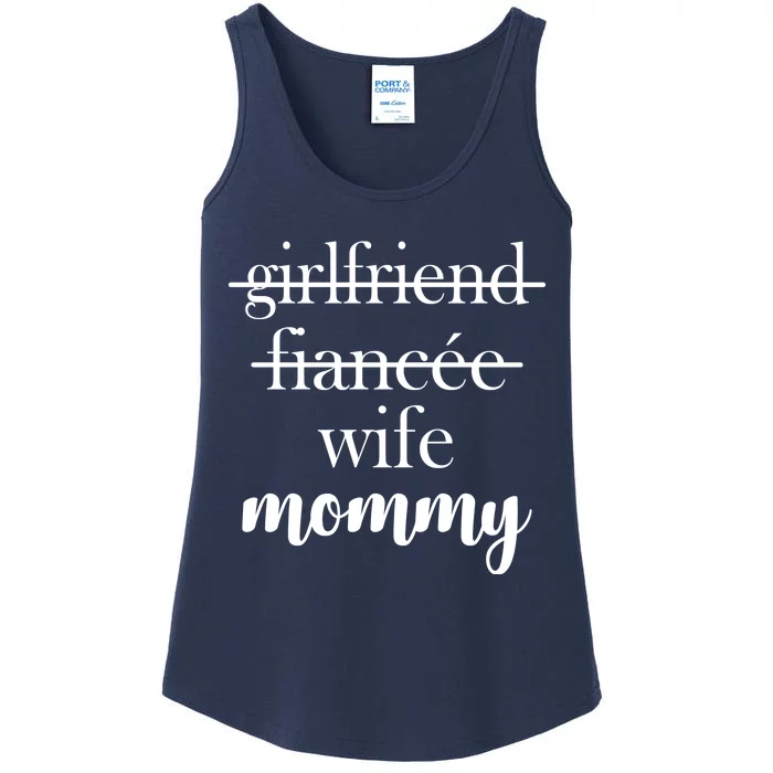 New Mommy Girlfriend Wife Fiancee Ladies Essential Tank