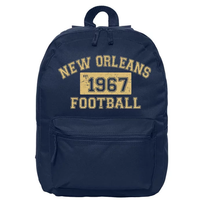 New Orleans Football Establish 1967 16 in Basic Backpack