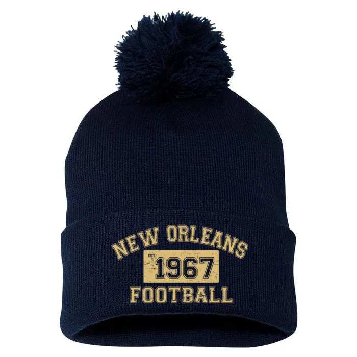 New Orleans Football Establish 1967 Pom Pom 12in Knit Beanie