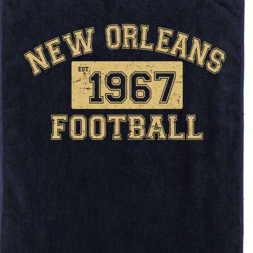 New Orleans Football Establish 1967 Platinum Collection Golf Towel