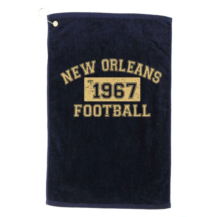 New Orleans Football Establish 1967 Platinum Collection Golf Towel