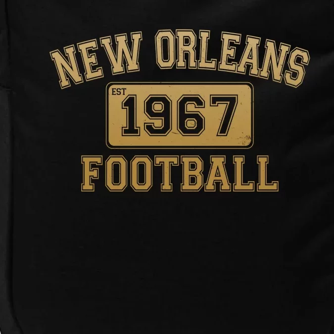 New Orleans LA Football Est 1967 Classic Logo Impact Tech Backpack