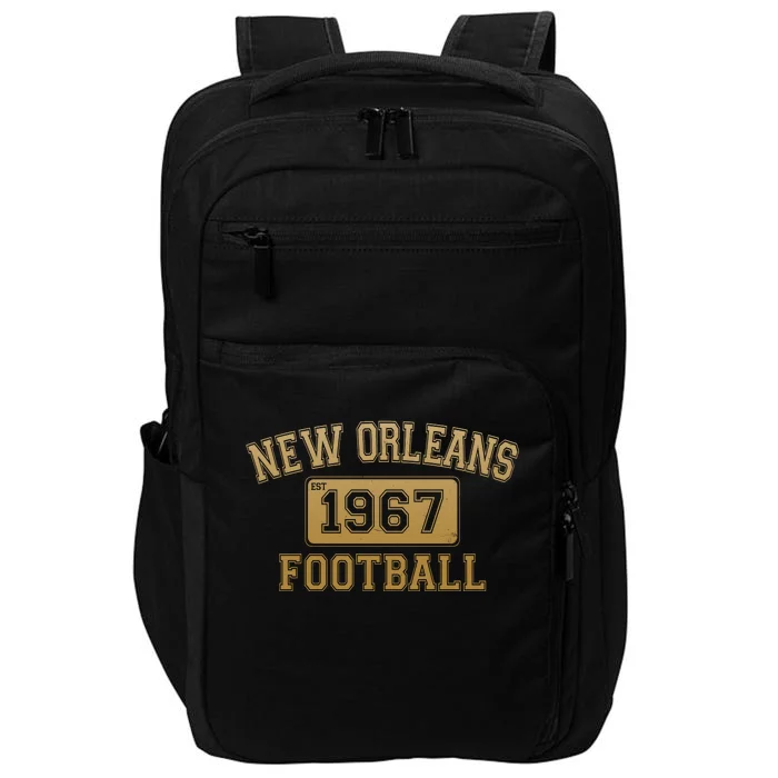 New Orleans LA Football Est 1967 Classic Logo Impact Tech Backpack