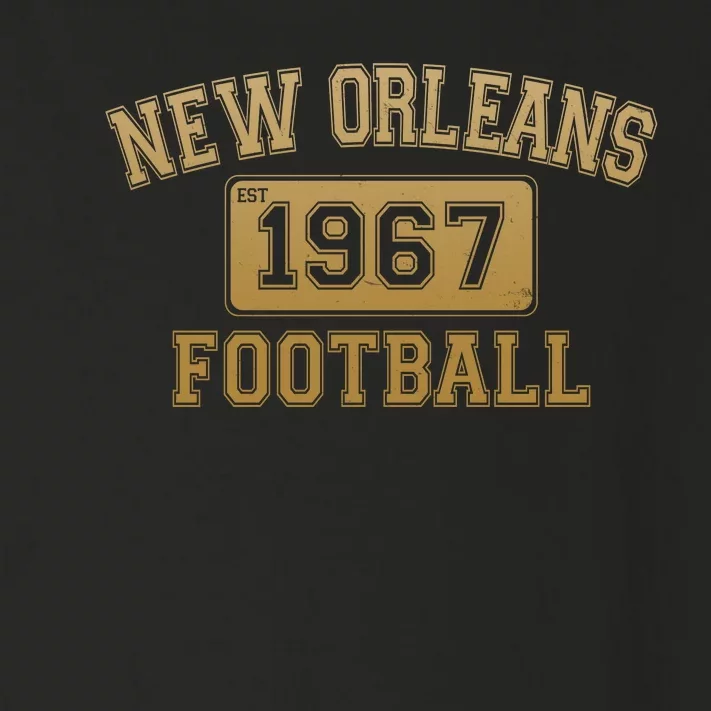 New Orleans LA Football Est 1967 Classic Logo Toddler Long Sleeve Shirt