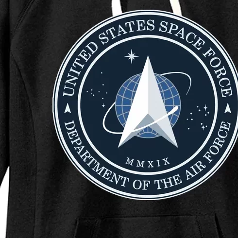 New United States Space Force Logo 2020 Women's Fleece Hoodie