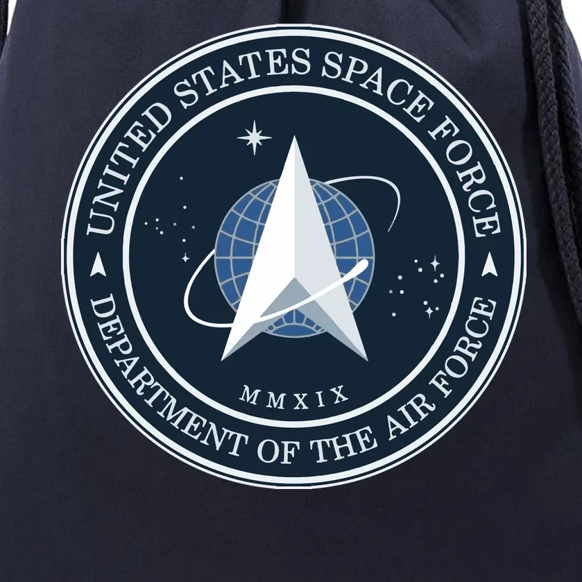 New United States Space Force Logo 2020 Drawstring Bag