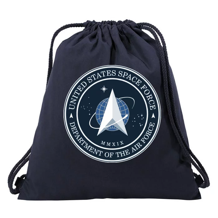 New United States Space Force Logo 2020 Drawstring Bag