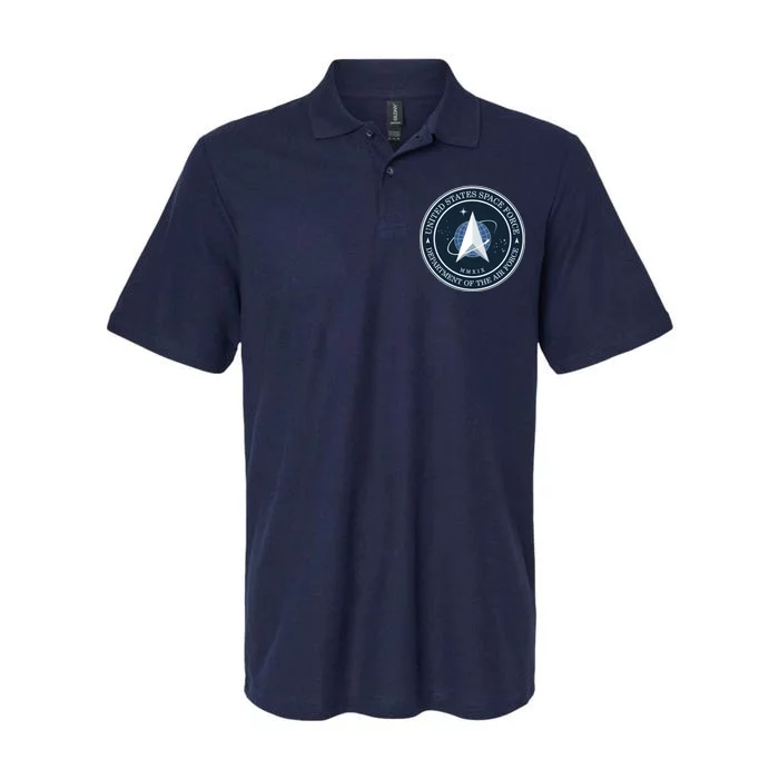 New United States Space Force Logo 2020 Softstyle Adult Sport Polo