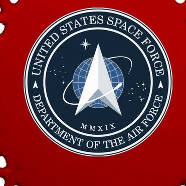 New United States Space Force Logo 2020 Oval Ornament