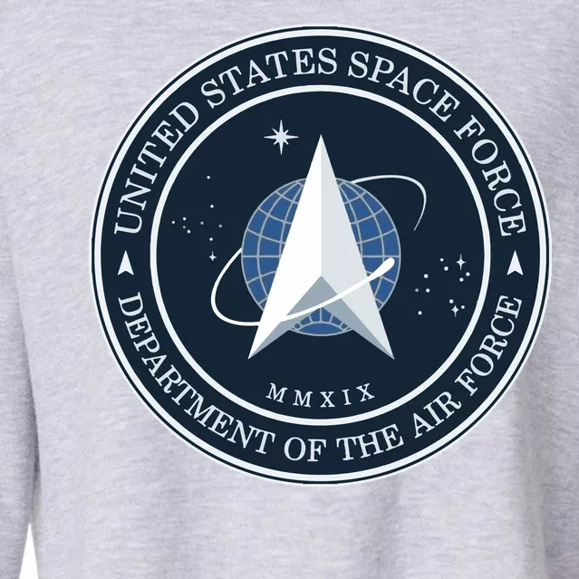 New United States Space Force Logo 2020 Cropped Pullover Crew