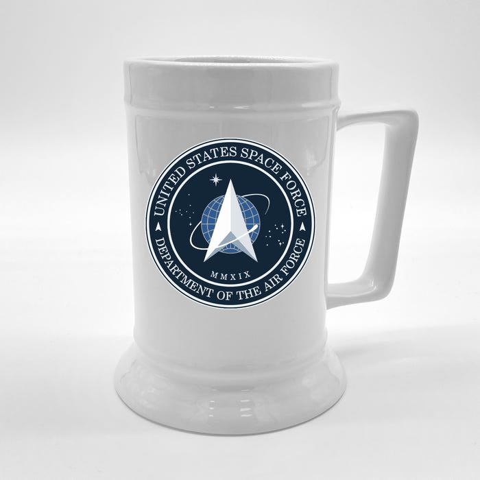 New United States Space Force Logo 2020 Front & Back Beer Stein