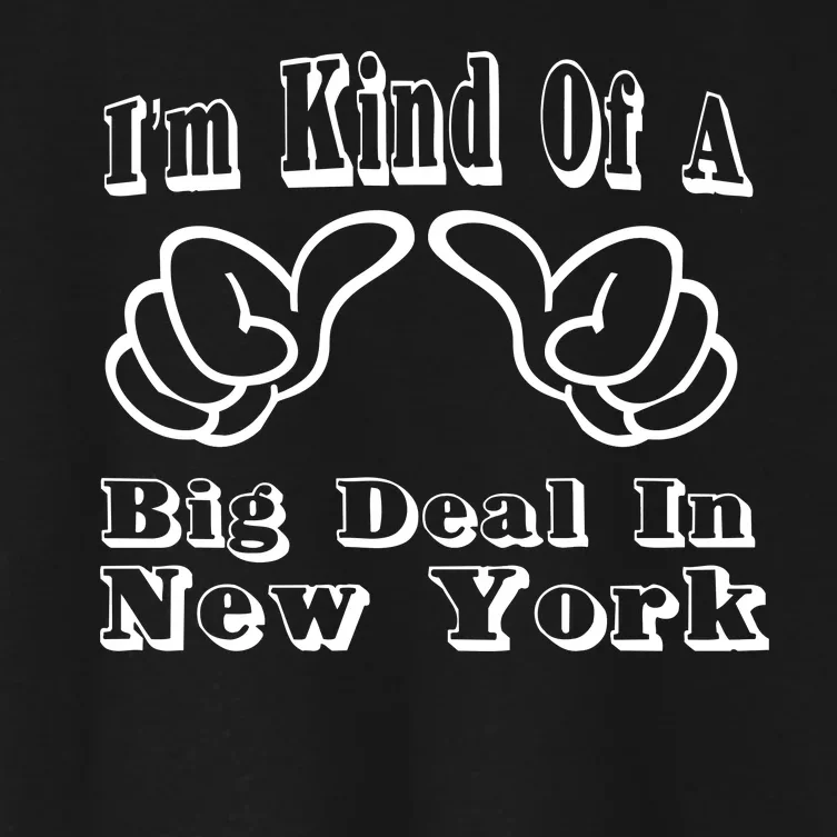 New York Big Deal Women's Crop Top Tee