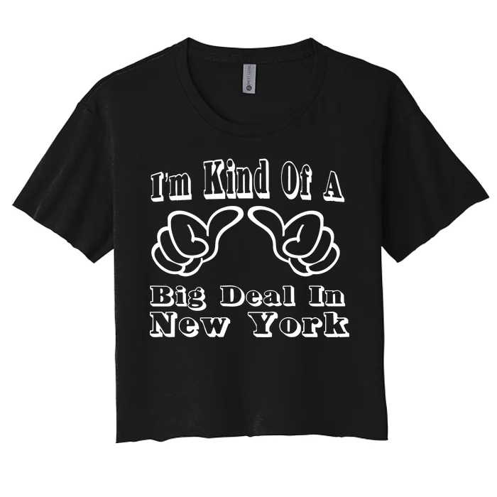 New York Big Deal Women's Crop Top Tee