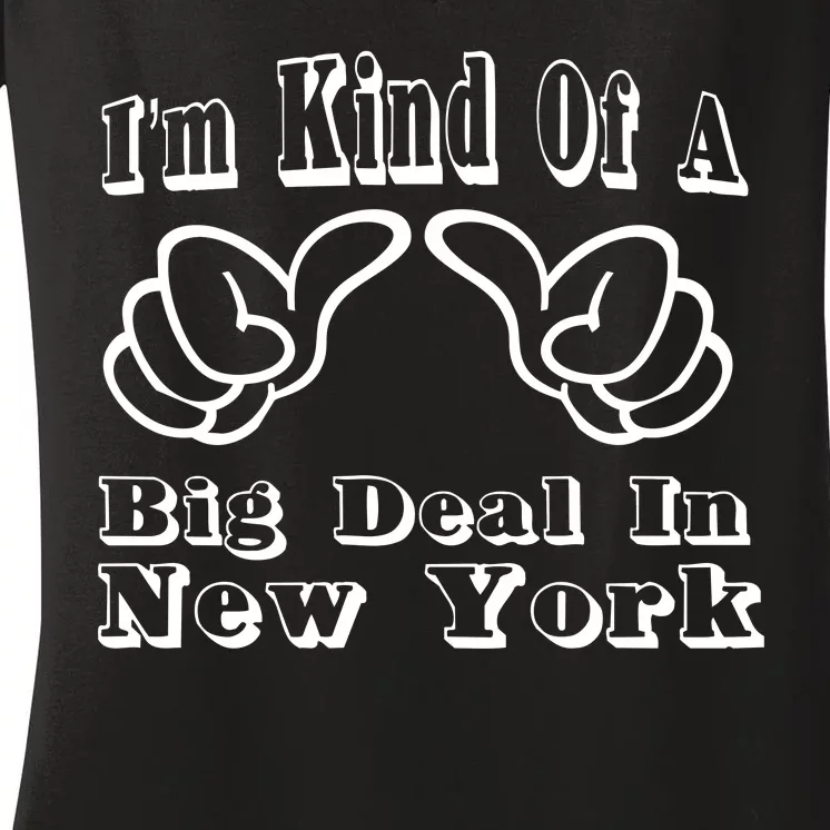 New York Big Deal Women's V-Neck T-Shirt