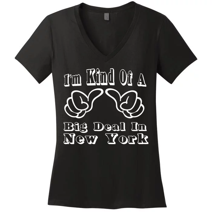 New York Big Deal Women's V-Neck T-Shirt