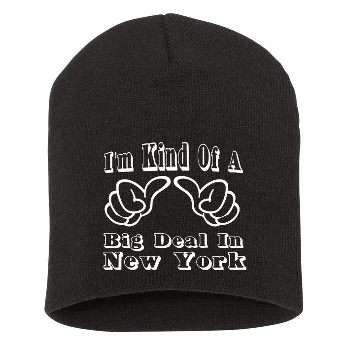 New York Big Deal Short Acrylic Beanie