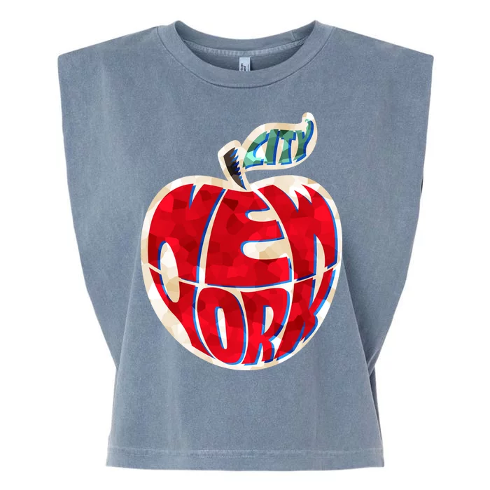 New York City Big Apple Garment-Dyed Women's Muscle Tee