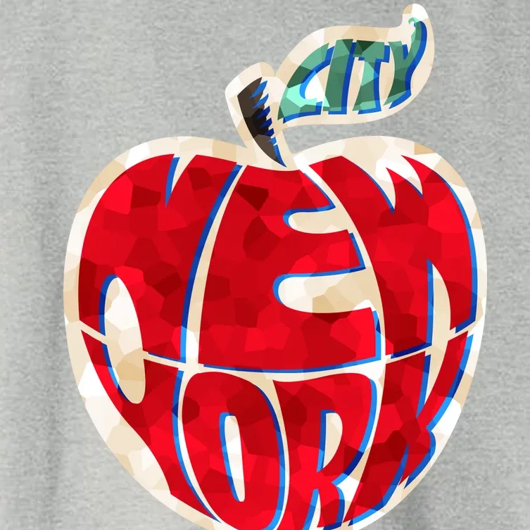 New York City Big Apple Women's Crop Top Tee