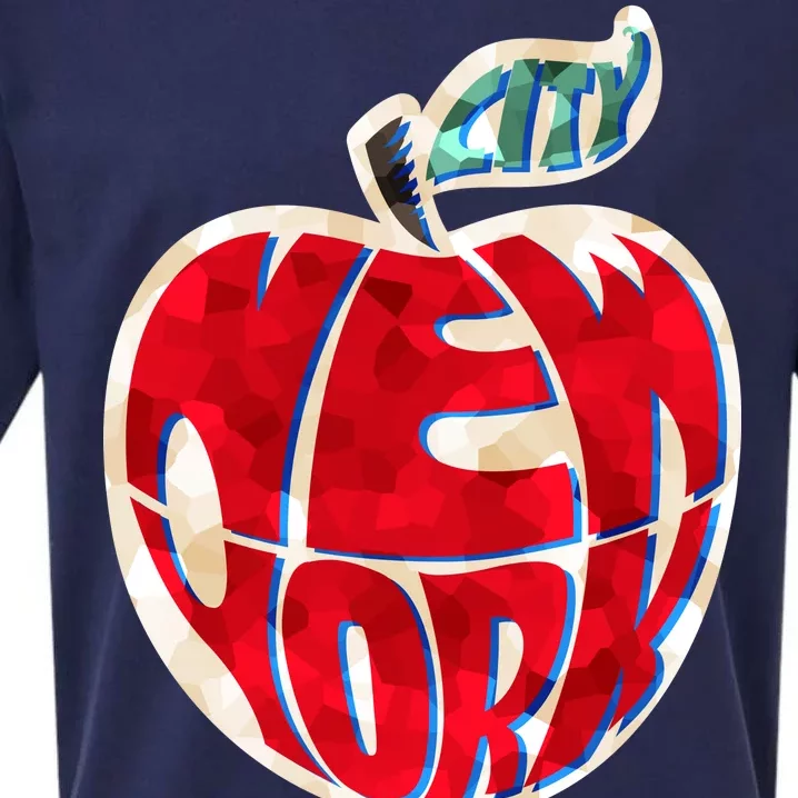 New York City Big Apple Sueded Cloud Jersey T-Shirt