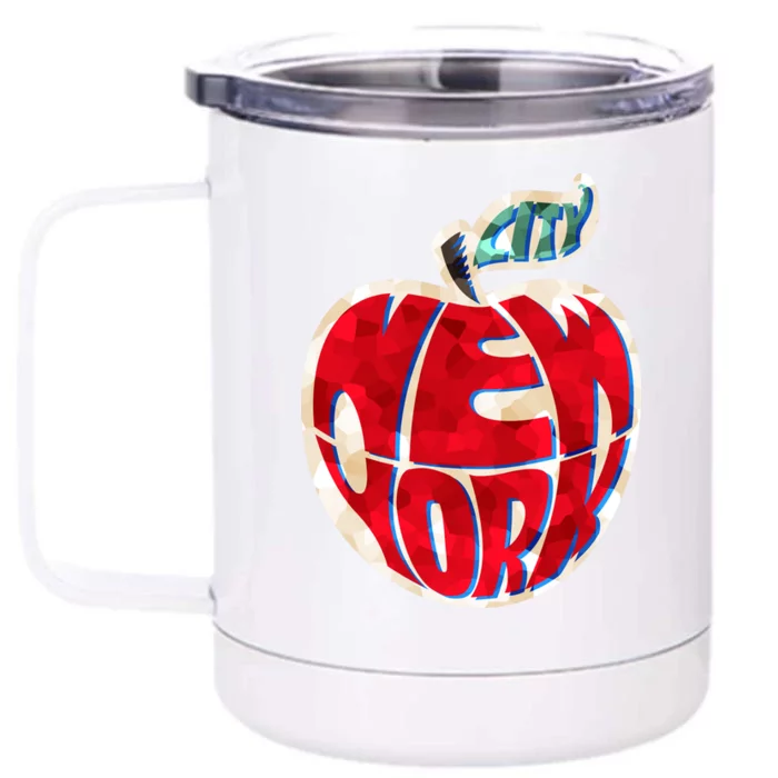 New York City Big Apple Front & Back 12oz Stainless Steel Tumbler Cup