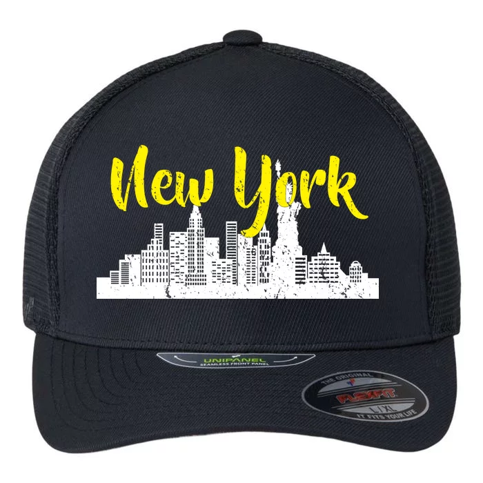 New York City Logo Flexfit Unipanel Trucker Cap