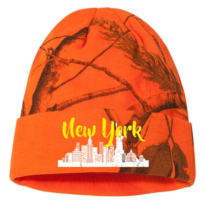 New York City Logo Kati - 12in Camo Beanie