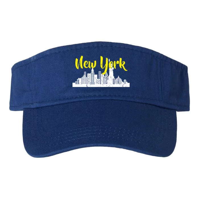 New York City Logo Valucap Bio-Washed Visor