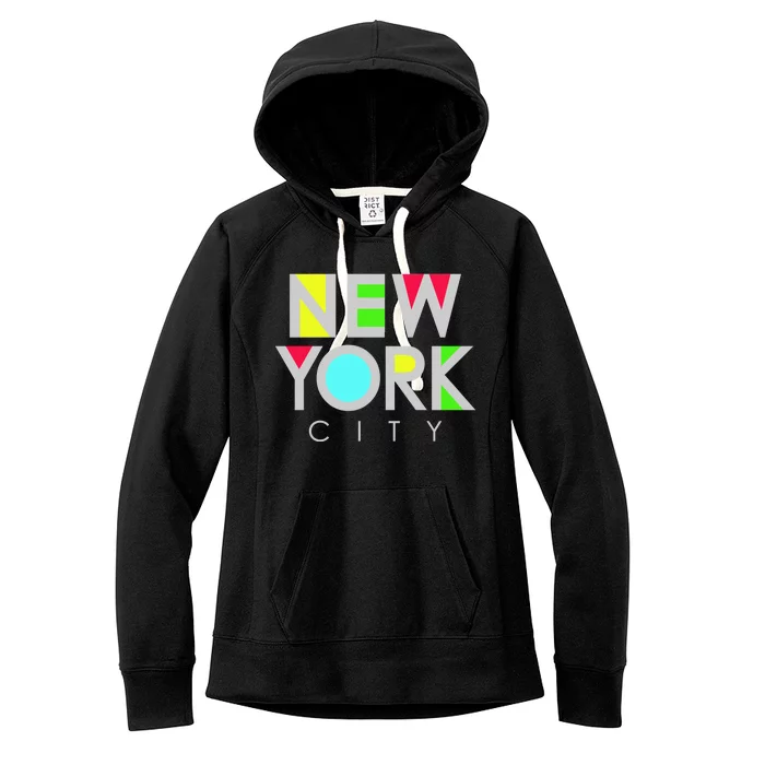 New York City Retro Women's Fleece Hoodie