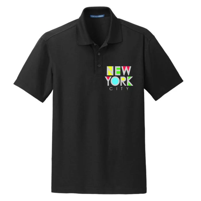 New York City Retro Dry Zone Grid Performance Polo