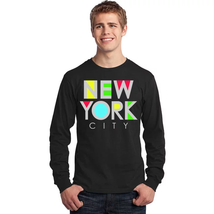 New York City Retro Tall Long Sleeve T-Shirt