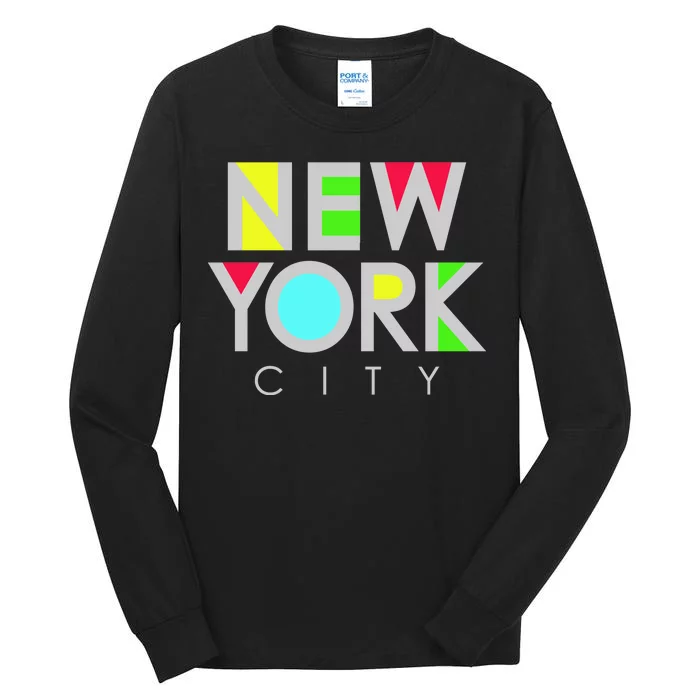 New York City Retro Tall Long Sleeve T-Shirt