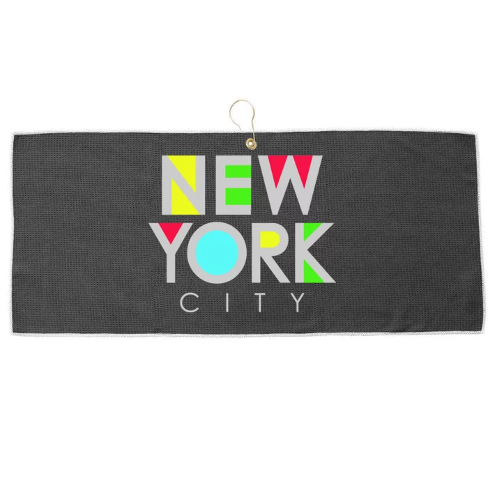 New York City Retro Large Microfiber Waffle Golf Towel