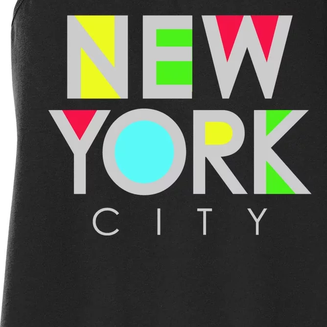 New York City Retro Women's Racerback Tank