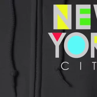 New York City Retro Full Zip Hoodie