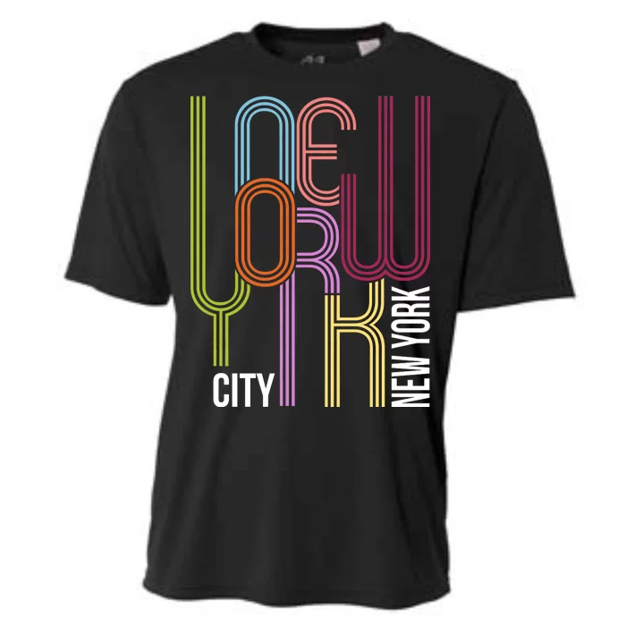 New York City Retro 80s Style Cooling Performance Crew T-Shirt