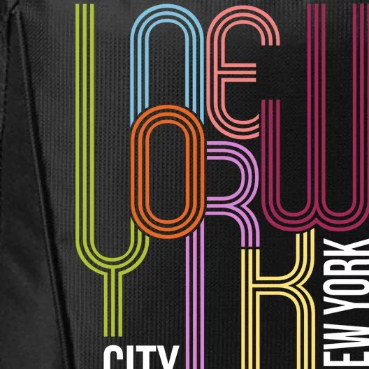 New York City Retro 80s Style City Backpack