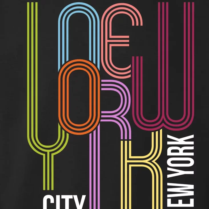 New York City Retro 80s Style Toddler Hoodie