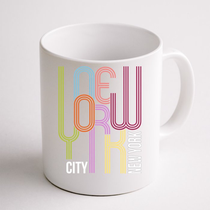 New York City Retro 80s Style Front & Back Coffee Mug