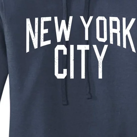 New York City Simple Logo Women's Pullover Hoodie