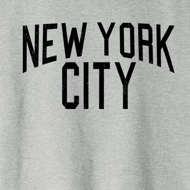 New York City Simple Logo Women's Crop Top Tee